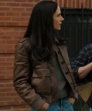 Dark Matter S02 Daniela Vargas Dessen Leather Jacket
