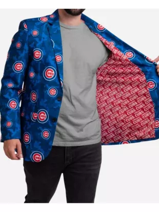 Chicago Cubs Blue Blazer
