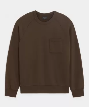 Champion Brown Pocket Crewneck Sweatshirt