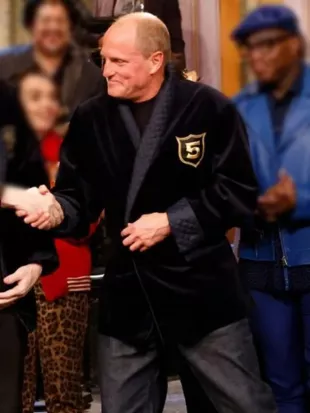 Woody Harrelson Five-Timers Velvet Jacket