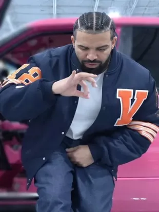 Drake FOMO Not So Short Film Varsity Jacket