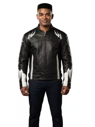 Adults S02 Owen Thiele Black Leather Jacket