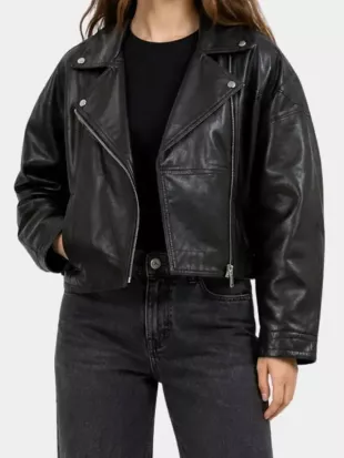 Drawn Together Marfil Cortés Biker Leather Jacket