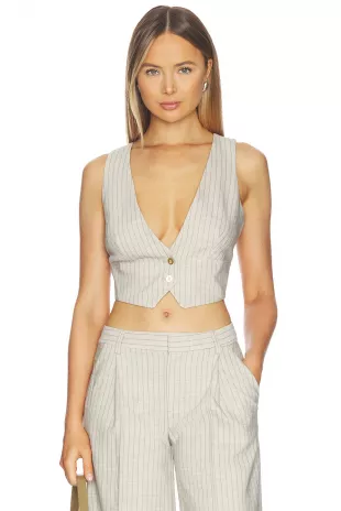 Devony Plunge Neck Vest