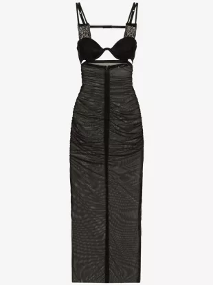Bustier Midi Dress