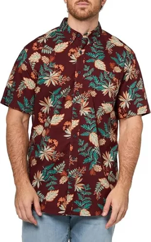 Mens Eddie Bauer Printed Baja Shirt