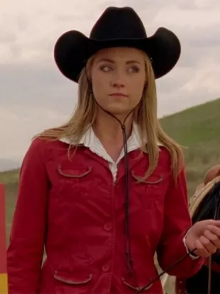 Heartland Amber Marshall Red Cotton Jacket