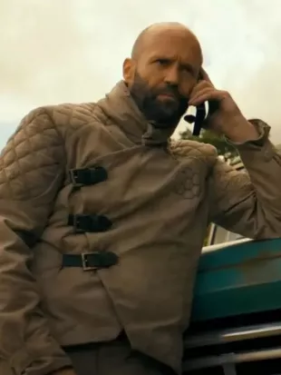 The Beekeeper Movie Jason Statham Quilted Jacket
