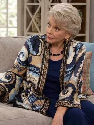 Days of Our Lives 2026 Julie Olson Williams Paisley Print Jacket