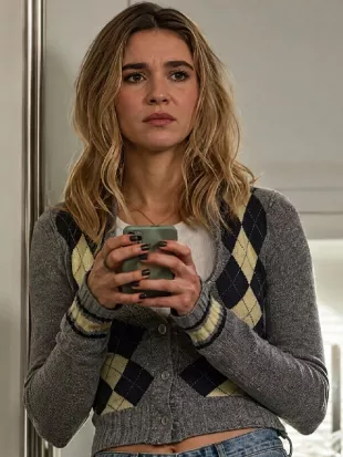 Scream 7 Isabel May Argyle Knit Cardigan