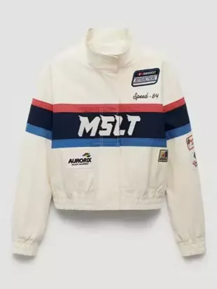 Call My Agent! The Movie Fanny Sidney Cotton Racing Jacket