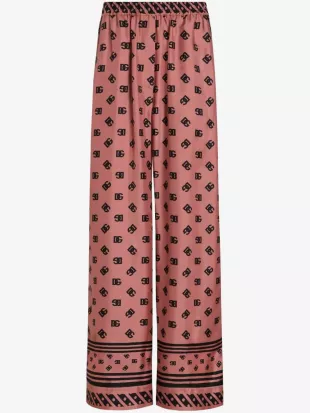 DNA Logo-print Palazzo Pants