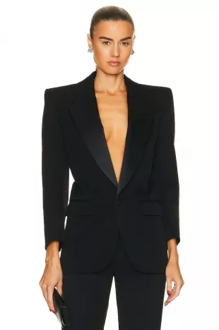 Blazer in Noir | FWRD