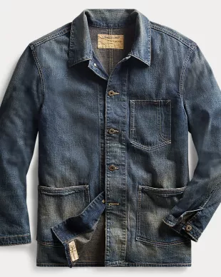 Indigo Denim Chore Jacket