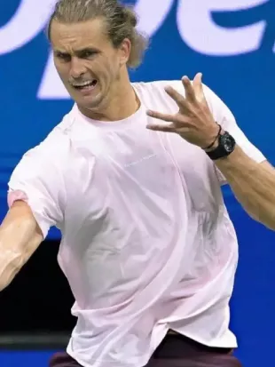 Alexander Zverev US Open 2026 White T-shirt