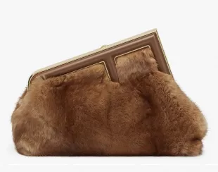 Large Fendi First Clutch