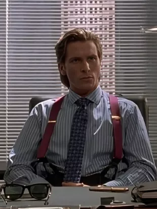 American Psycho Patrick Bateman Stripe Shirt