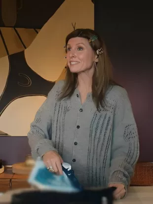 Youth 2026 Sharon Horgan Grey Cardigan