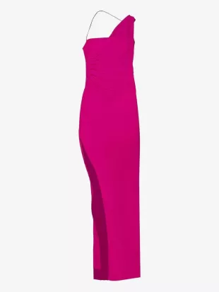 Bardot Asymmetric Draped Maxi Dress