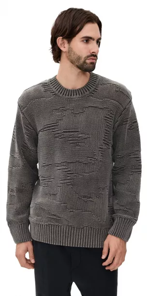 Pino Crew Neck Sweater Dark Brown