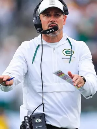 Matt LaFleur Packers Sideline 2026 Anorak Hooded Jacket