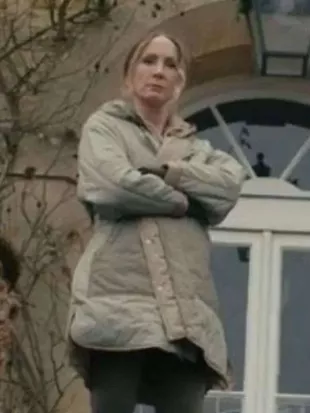 MobLand S01 Joanne Froggatt Hooded Coat