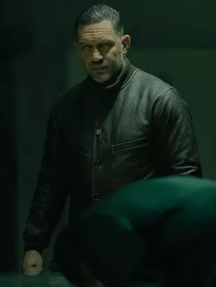 MobLand Tom Hardy Brown Leather Jacket