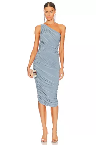 Diana Dress in Soft Blue