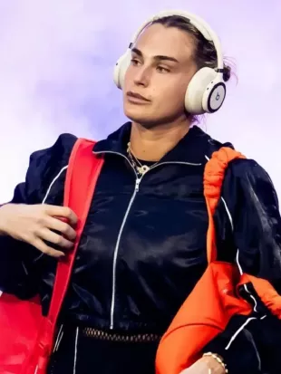 Aryna Sabalenka 2026 US Open Black Cropped Jacket