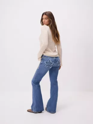 Low-rise flare Jeans