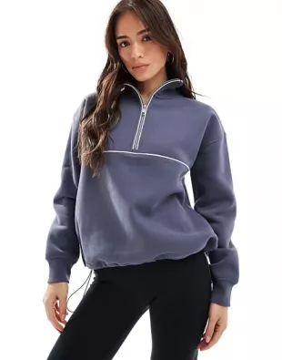 Plush Essential Quarter Zip Sweatshirt