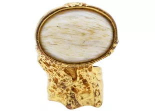 YSL Arty White Ring