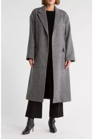 Houndstooth Robe Coat Theory