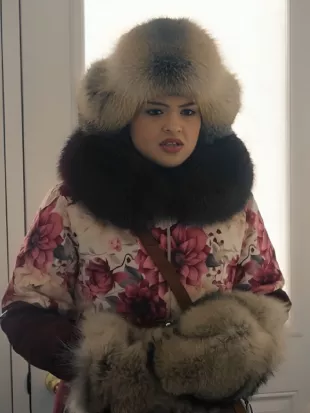 Anna Lambe North Of North S02 Floral Hooded Coat