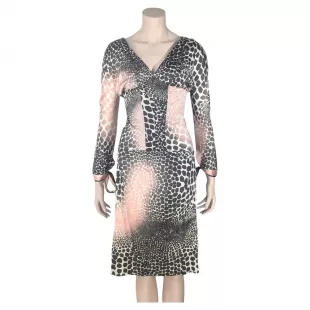 S/S 2004 Collection Cheetah Print Silk Dress