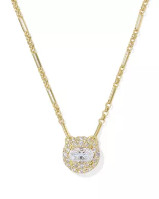 Bella Gold Short Pendant Necklace
