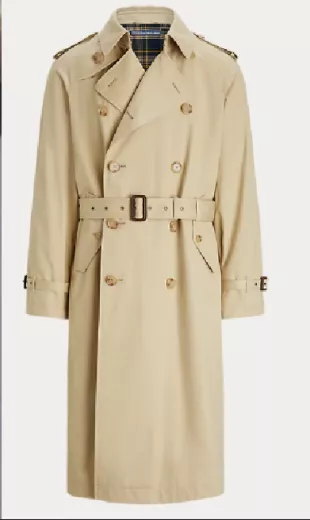 Lightweight Twill Trench Coat