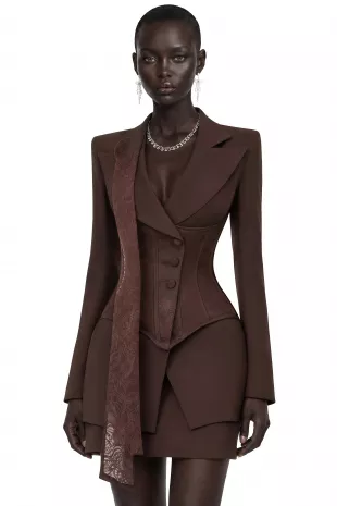 Sienna Brown Blazer
