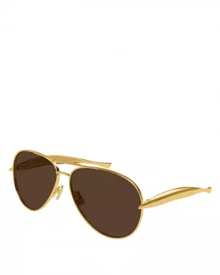 Sardine Pilot Metal Sunglasses, 64mm