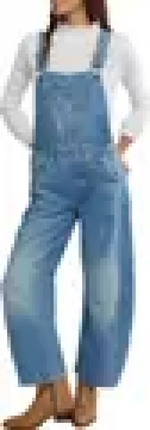 We The Free Good Luck Denim Overalls