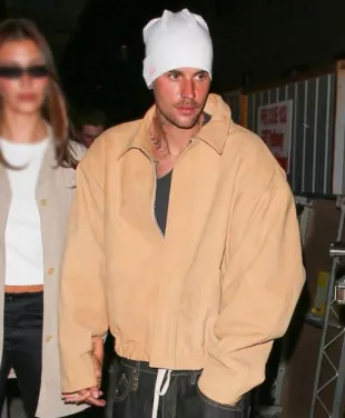 LA Justin Bieber Suede Jacket
