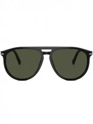 Round-Frame Straight-Arm Sunglasses