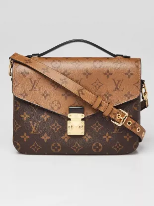 Monogram Reverse Canvas Pochette Metis Bag