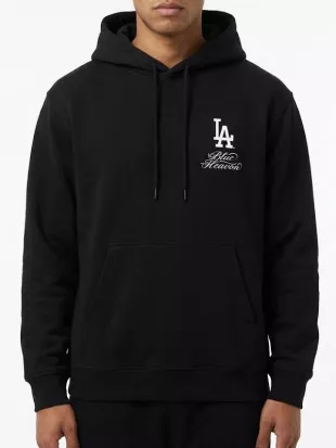 Dodgers 2026 Fine Line Black Hoodie