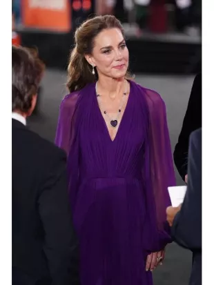 Digger Global Premiere 2026 Kate Middleton Purple Dress