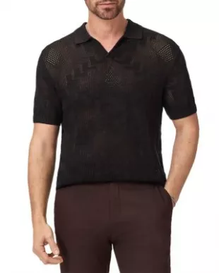 Corso Crochet Polo Shirt