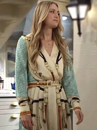 Y&R 2026 Hayley Erin Chain Print Mini Dress