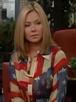 Live With Regis And Kelly 2026 Kelly Ripa American Flag Print Dress