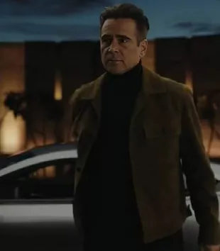 Colin Farrell Patient Zero Brown Suede Jacket