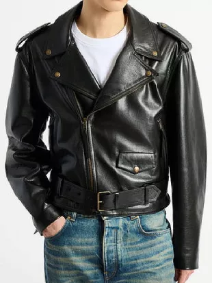 The Voice S30 Queen Latifah Black Moto Leather Jacket